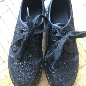 Dr Martens glitter shoes